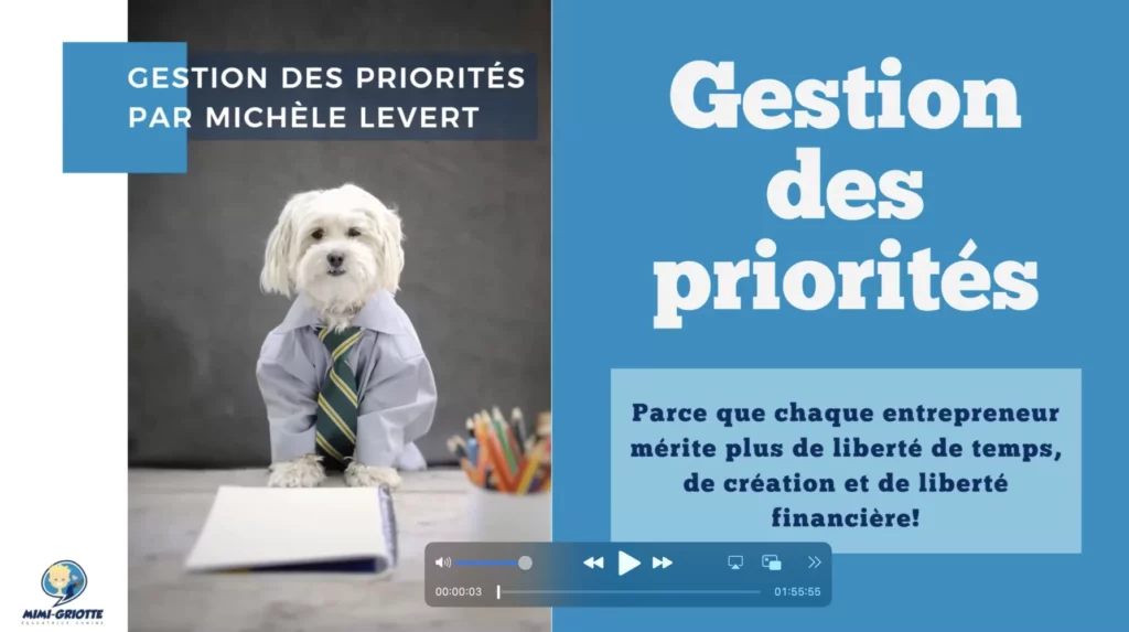 J'commence à mieux gérer mon temps drette là ! - Michèle Levert